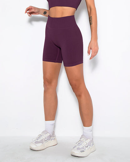 Nieve Ribbed Athleisure Shorts