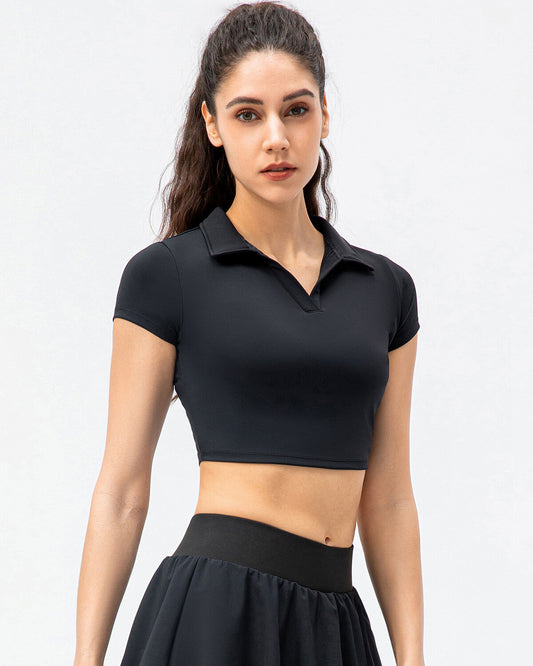 Adalyn Crop Top - Black