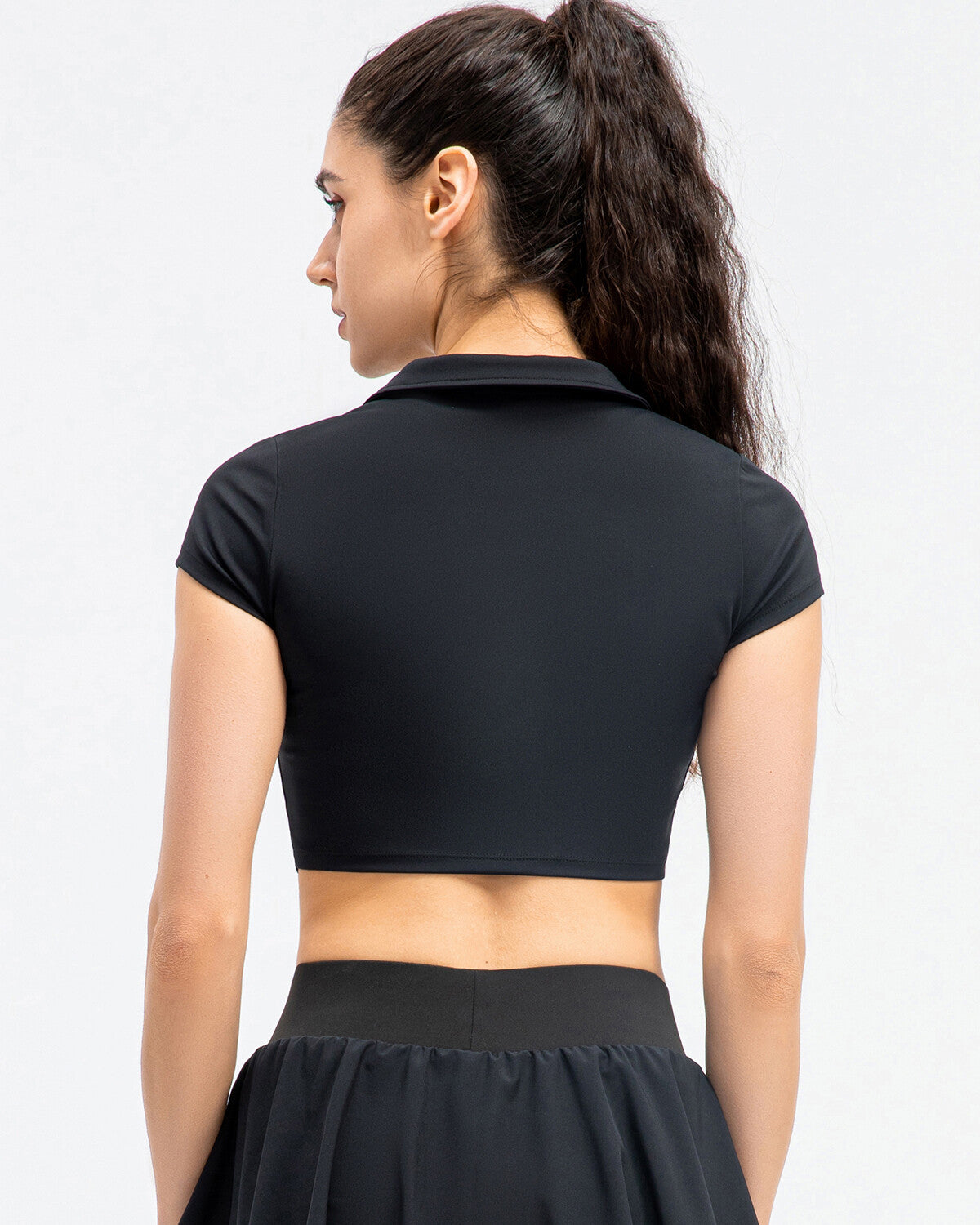 Adalyn Crop Top - Black