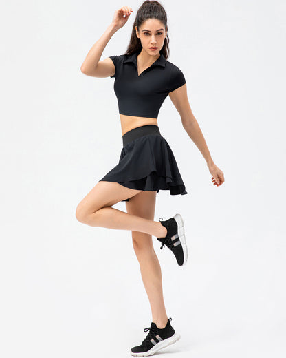 Adalyn Crop Top - Black