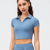 Adalyn Crop Top - Blue