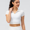 Adalyn Crop Top - White