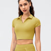 Adalyn Crop Top - Yellow