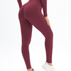 Addison Seamless Leggings - Red