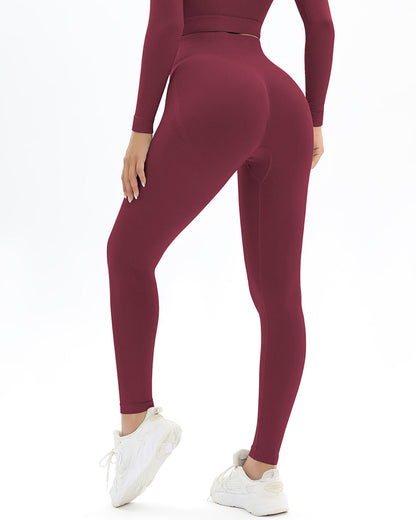 Addison Seamless Leggings - Red