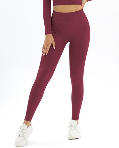 Addison Seamless Leggings - Red