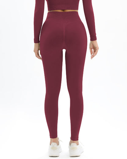 Addison Seamless Leggings - Red