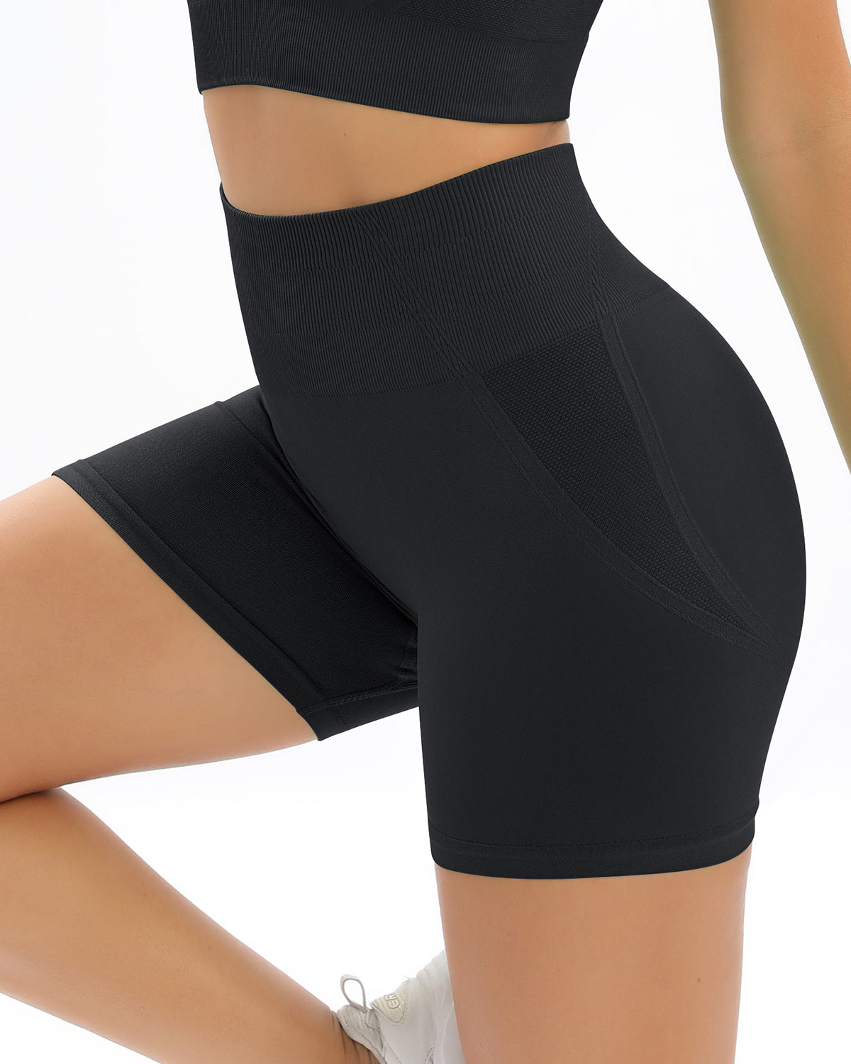 Addison Seamless Shorts - Black