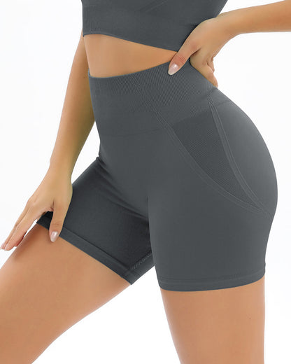 Addison Seamless Shorts - Grey