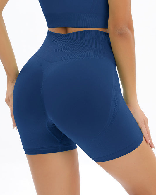 Addison Seamless Shorts - Navy Blue