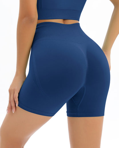 Addison Seamless Shorts - Navy Blue