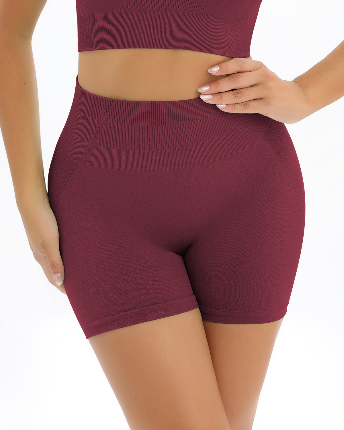 Addison Seamless Shorts - Red