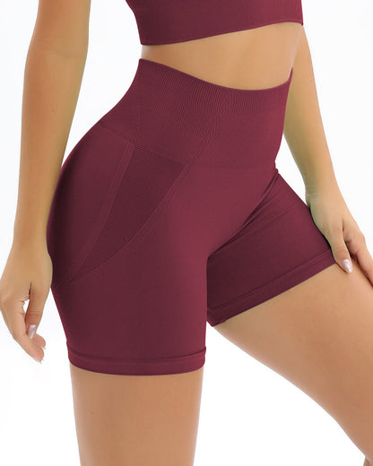 Addison Seamless Shorts - Red