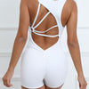 Aileen Seamless Scrunch Jumpsuit - White