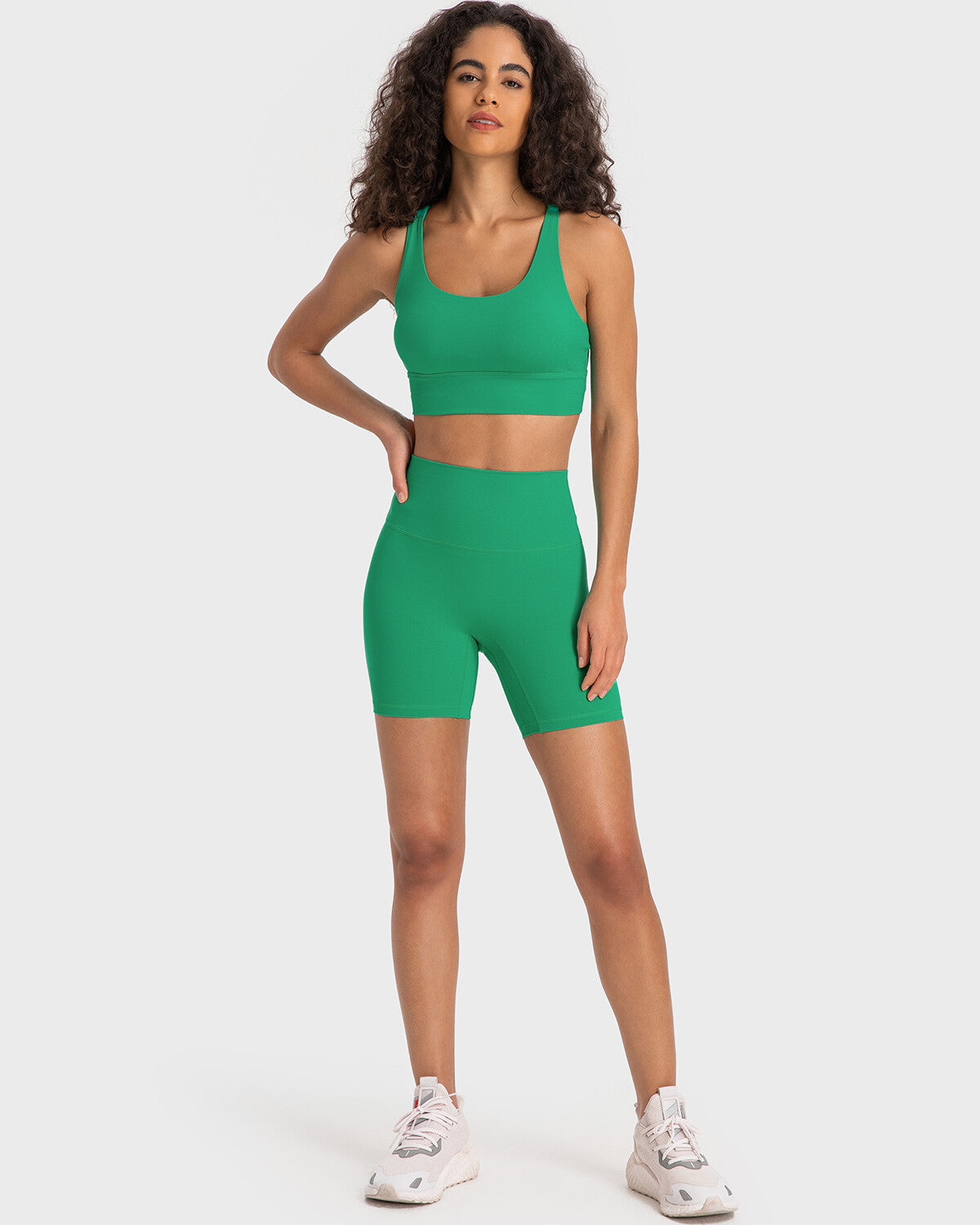 Aleah Seamless Shorts - Jungle Green