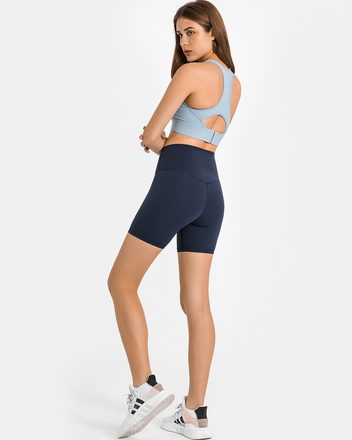 Aleah Seamless Shorts - Midnight Blue