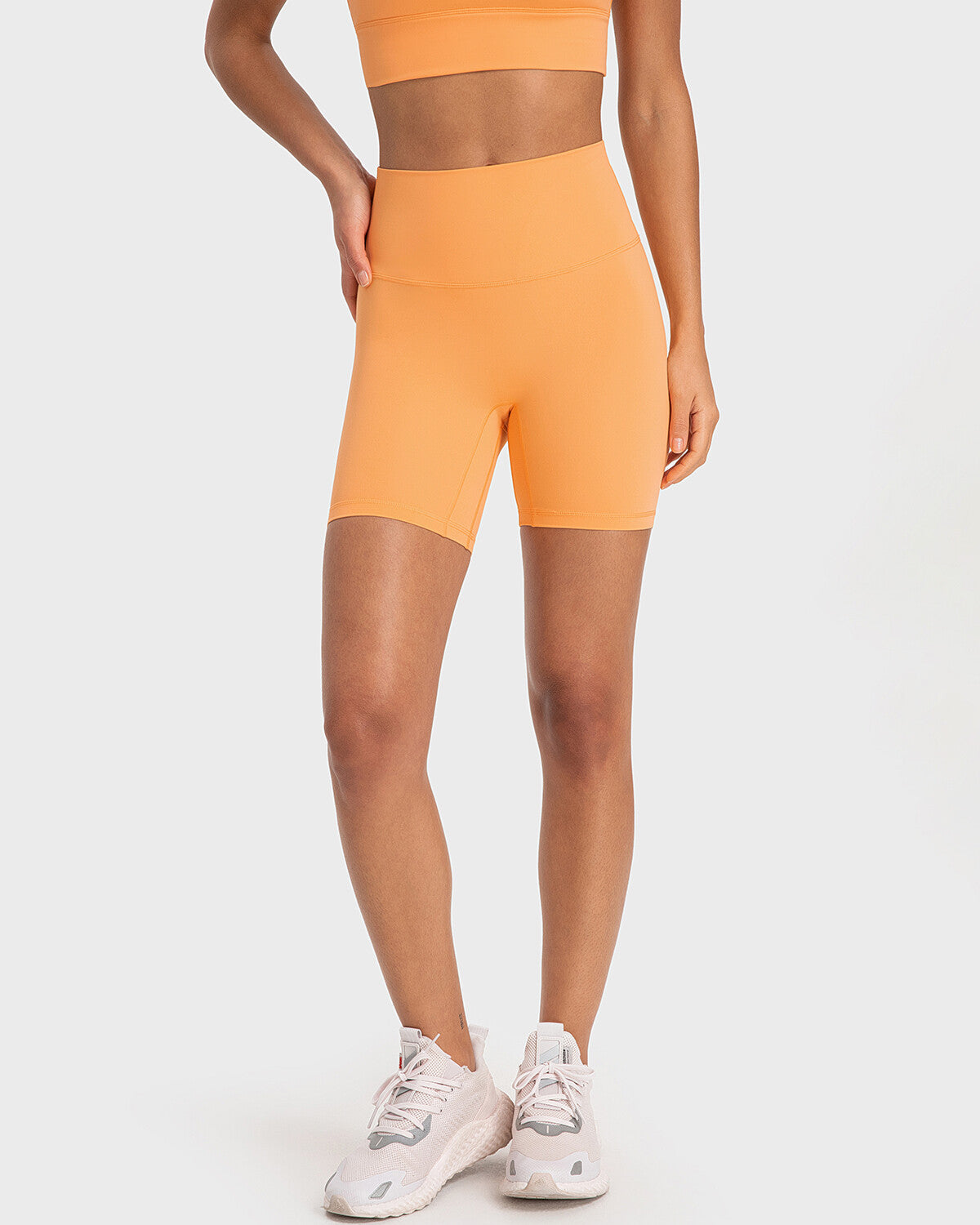 Aleah Seamless Shorts - Peach