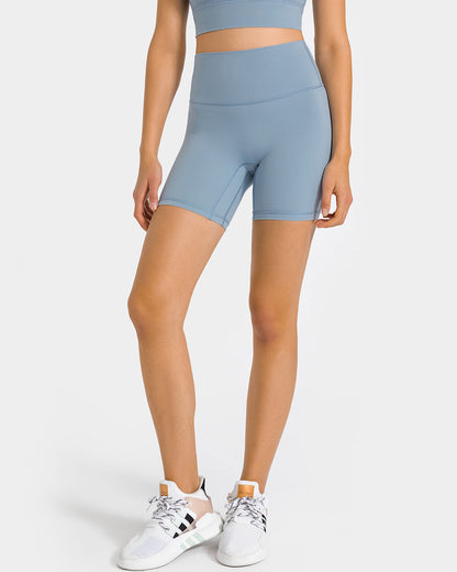 Aleah Seamless Shorts - Powder Blue