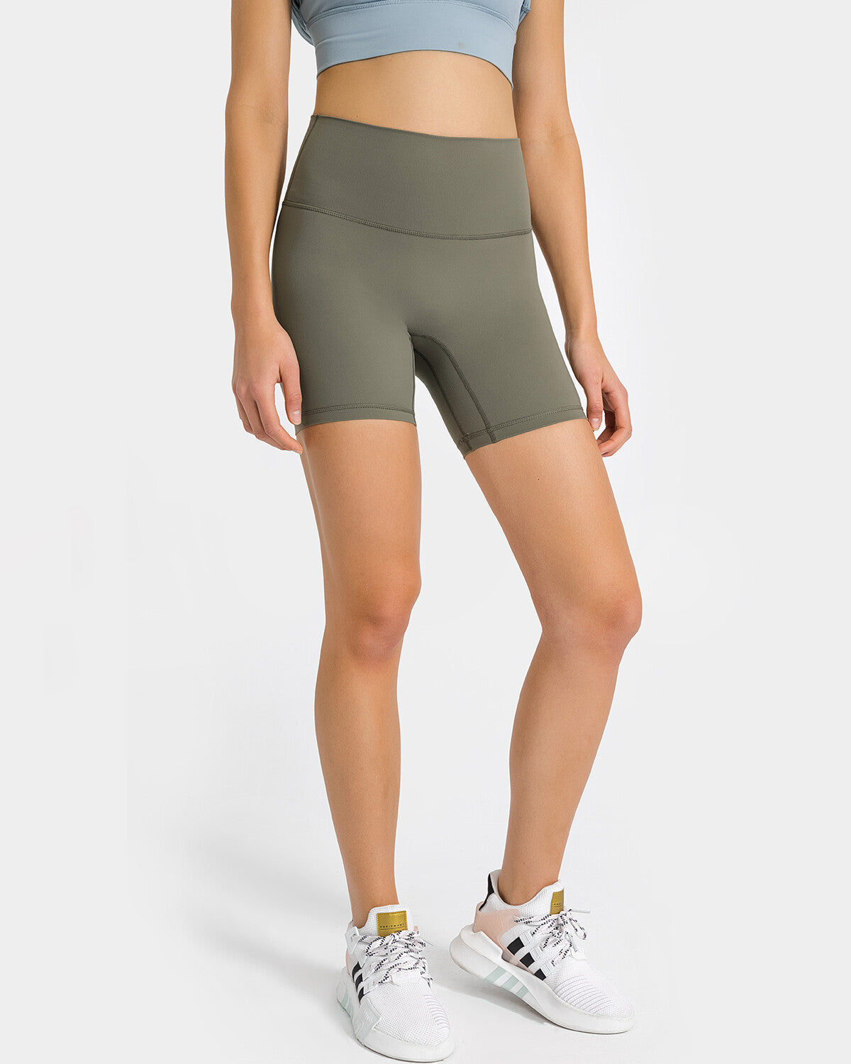 Aleah Seamless Shorts - Sage Green