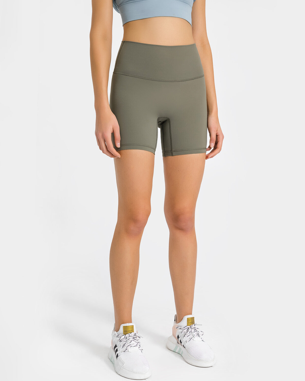 Aleah Seamless Shorts - Sage Green