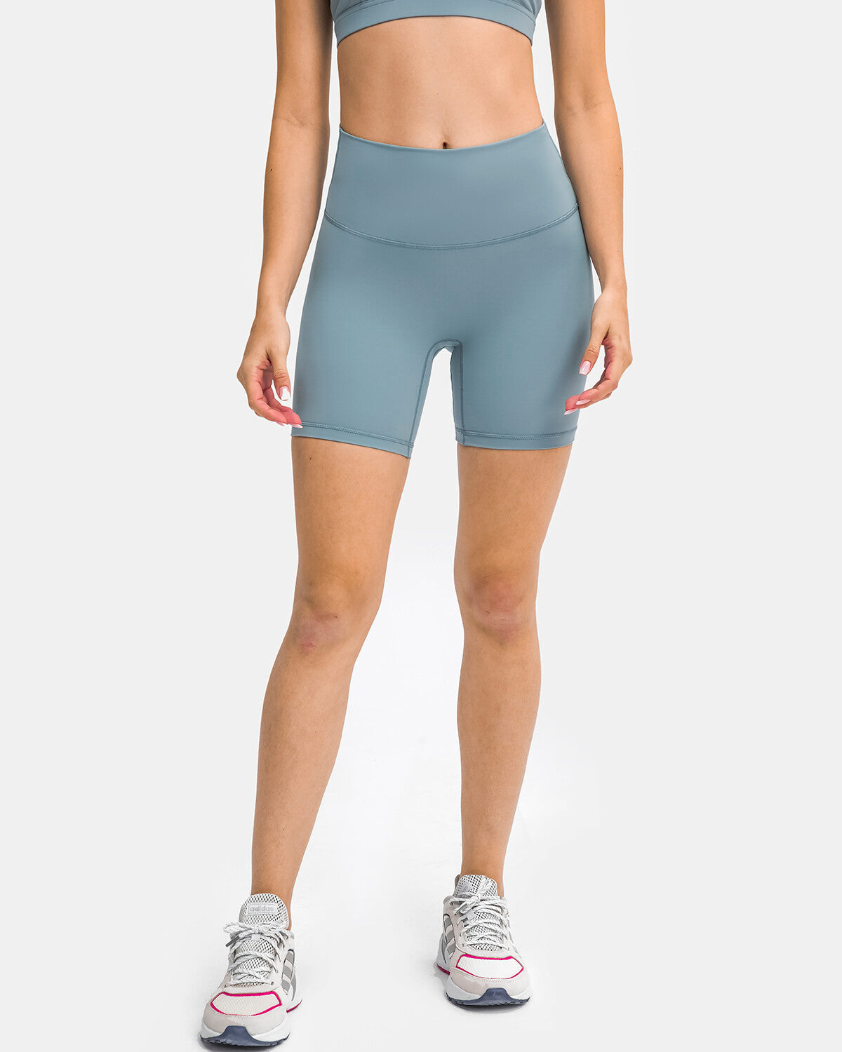 Aleah Seamless Shorts - Slate Grey