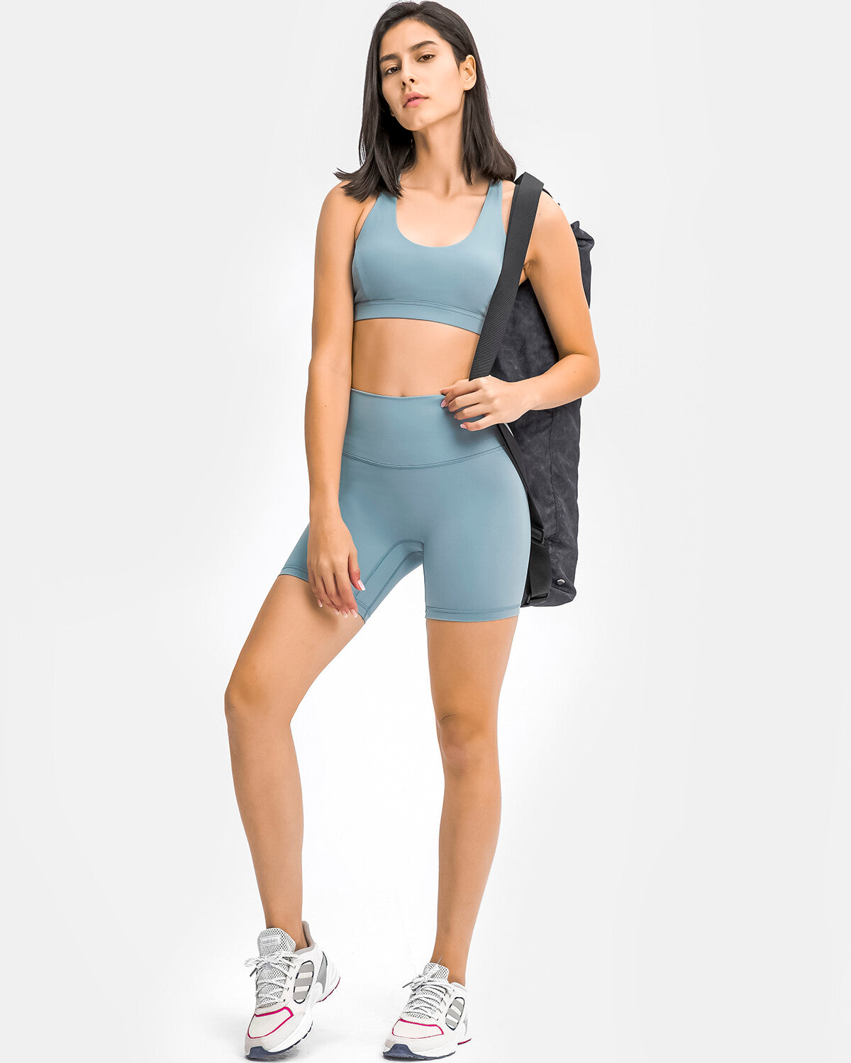 Aleah Seamless Shorts - Slate Grey