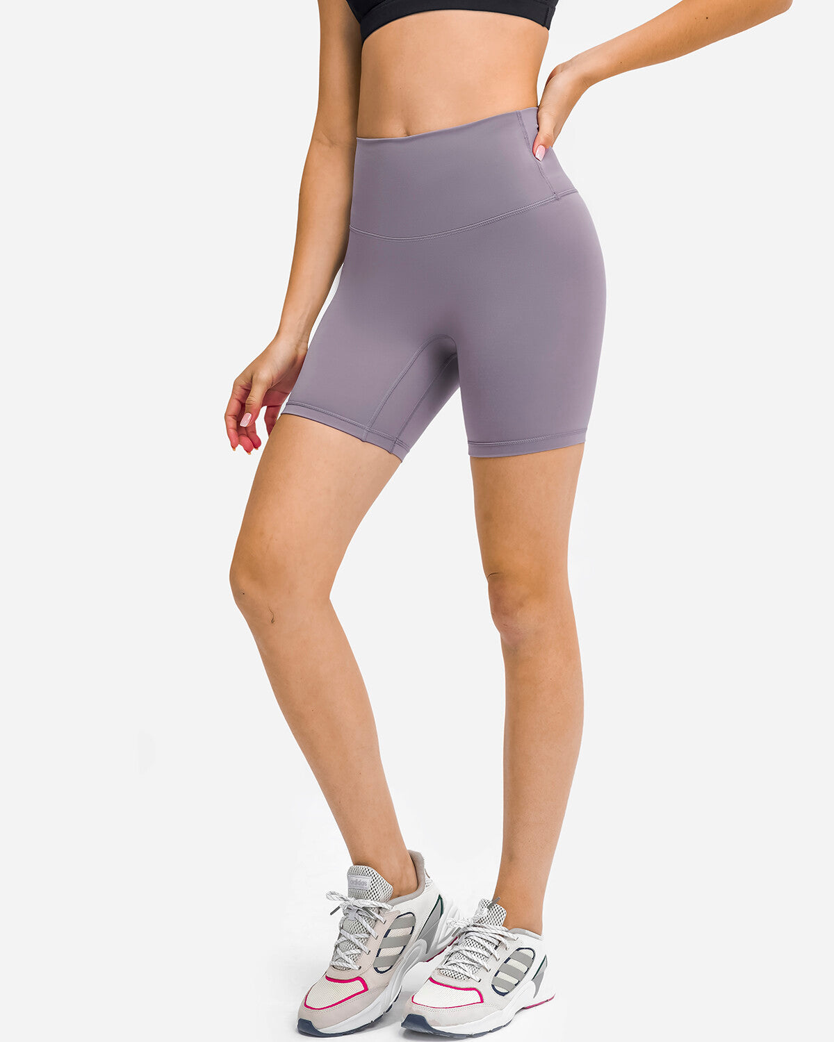 Aleah Seamless Shorts - Light Purple