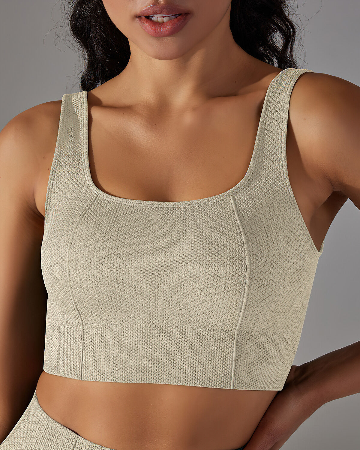 Alodia Flexi-U Sports Bra - Beige