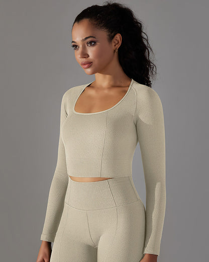 Alodia Long Sleeve - Beige