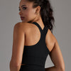 Alodia Racerback Sports Bra - Black