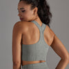 Alodia Racerback Sports Bra - Grey