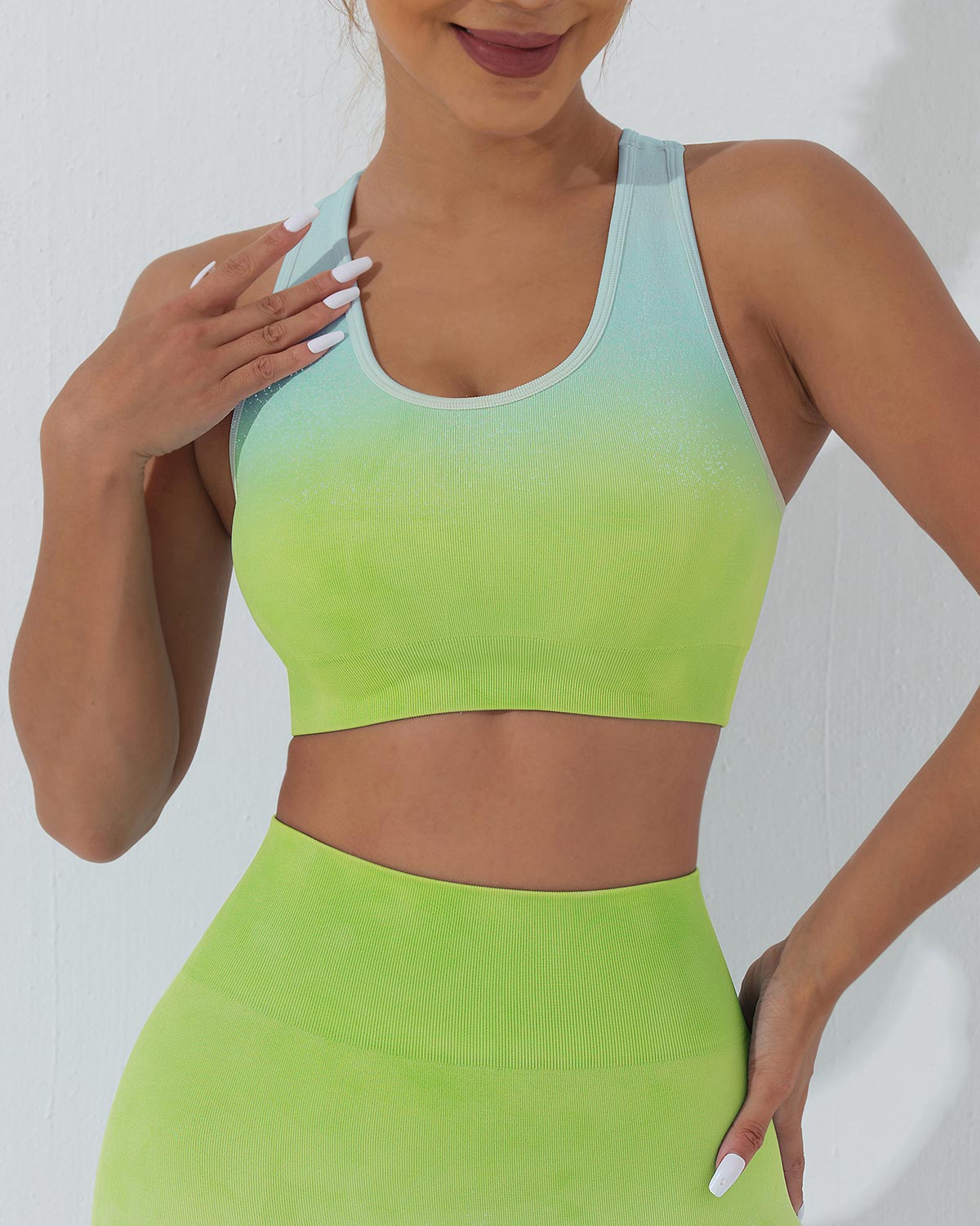 Arabella Sports Bra - Lime