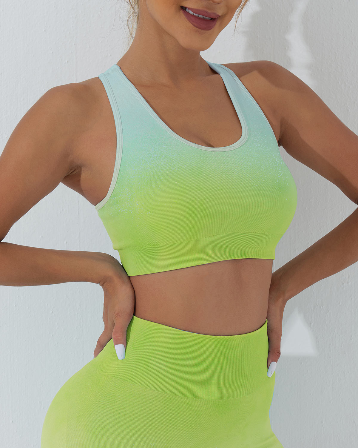 Arabella Sports Bra - Lime