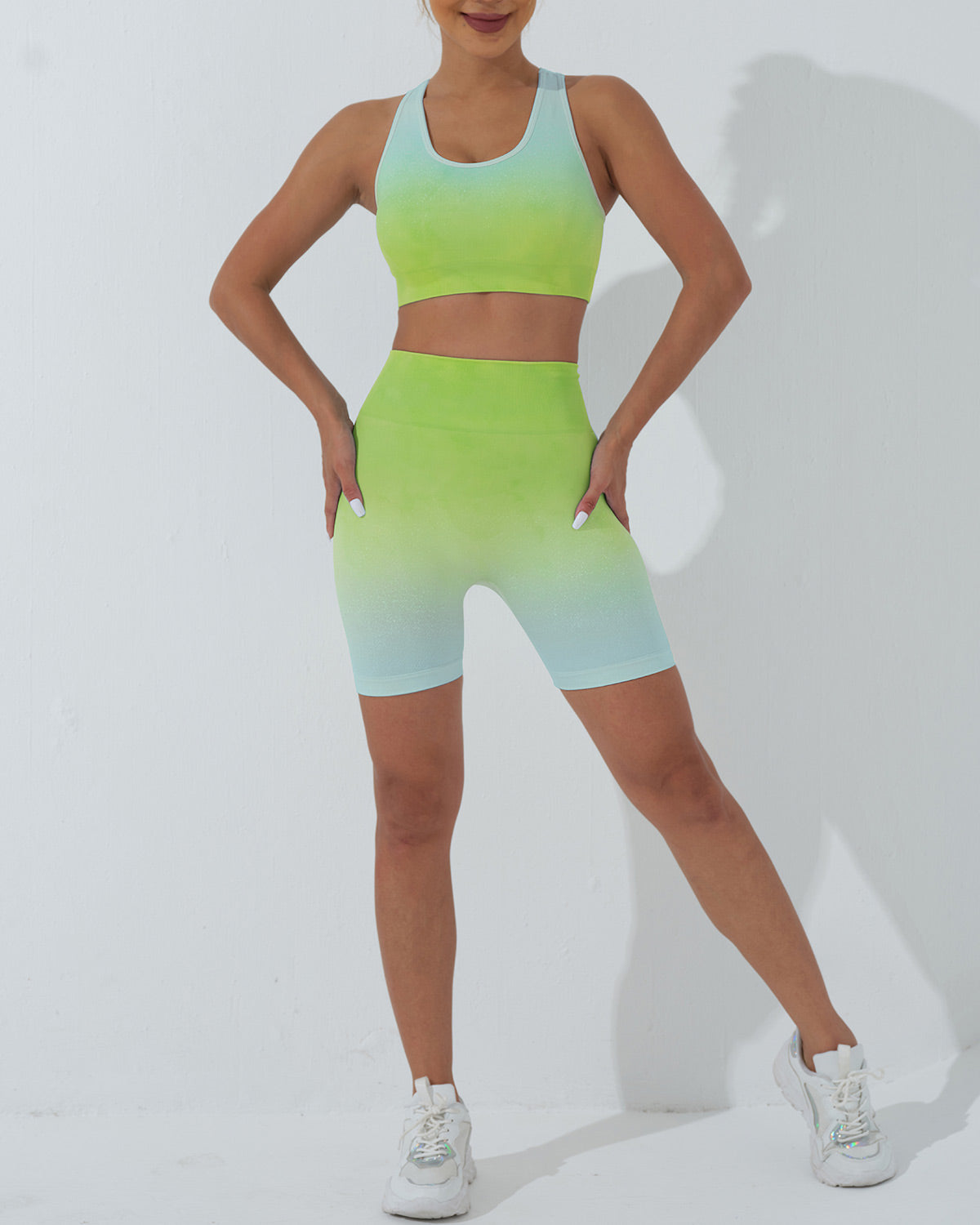 Arabella Sports Bra - Lime