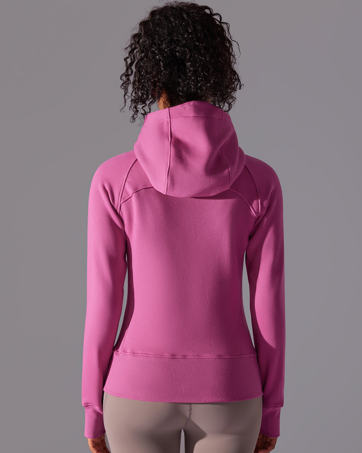 Aria Hooded Jacket - Rose Pink