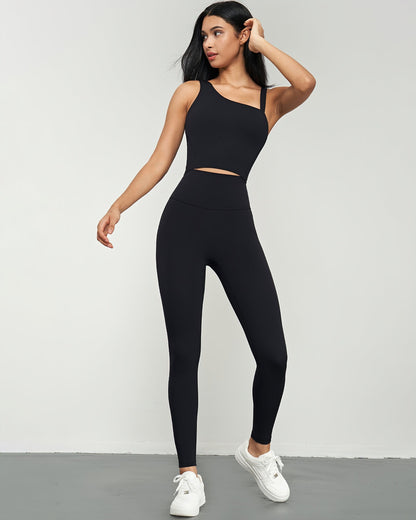 Arlette Seamless Leggings - Black