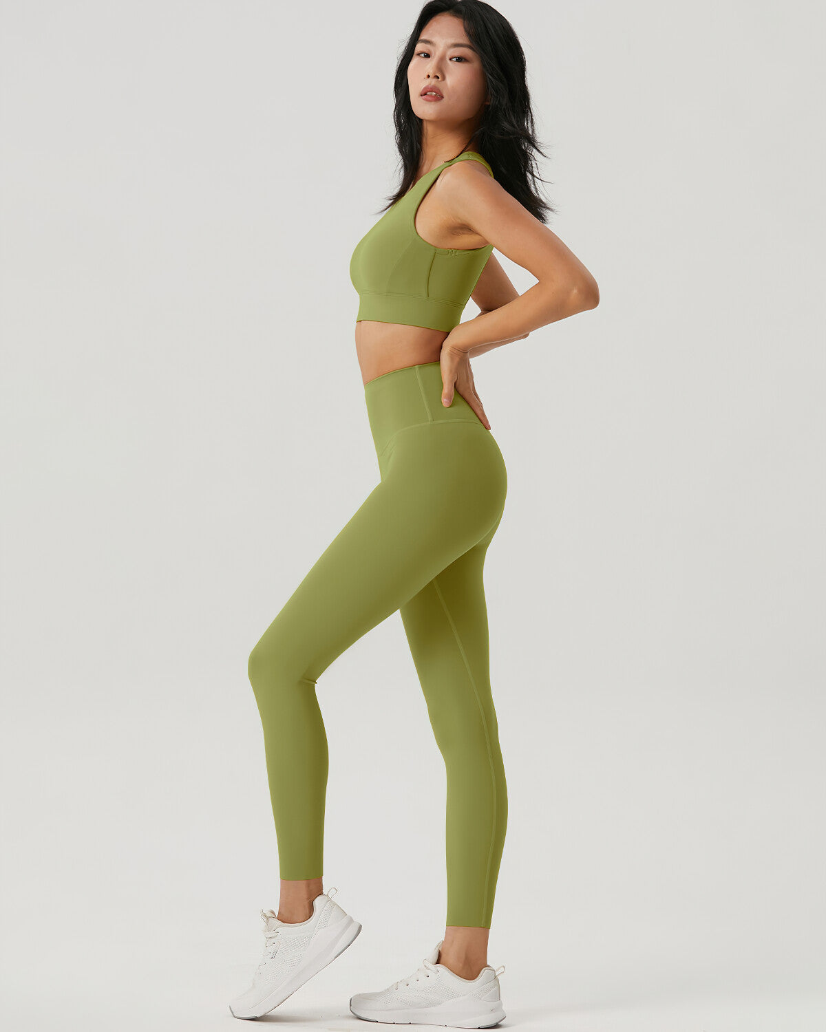 Ashlyn Seamless Leggings - Green