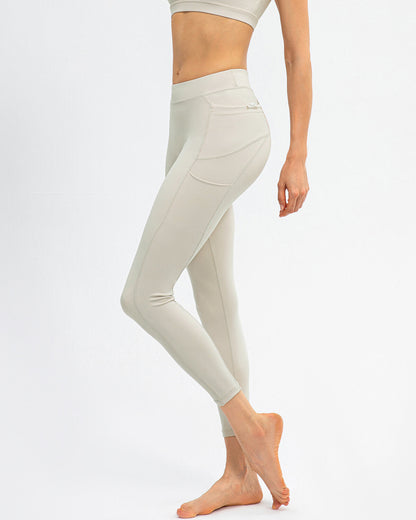 Athena Seamless Pocket Leggings - Beige