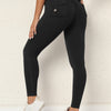 Aubrey Scrunch Pocket Leggings - Black