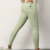 Aubrey Scrunch Pocket Leggings - Green