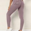 Aubrey Scrunch Pocket Leggings - Purple