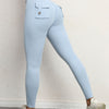 Aubrey Scrunch Pocket Leggings - Sky Blue