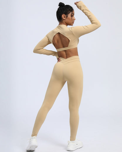 Aviana Leggings - Beige