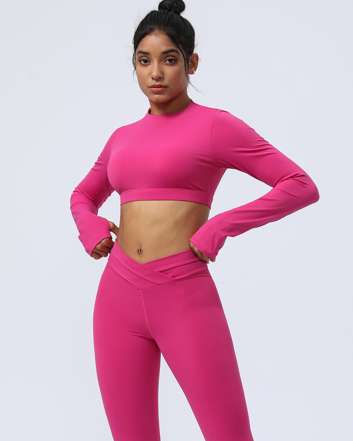 Aviana Long Sleeve - Fuchsia