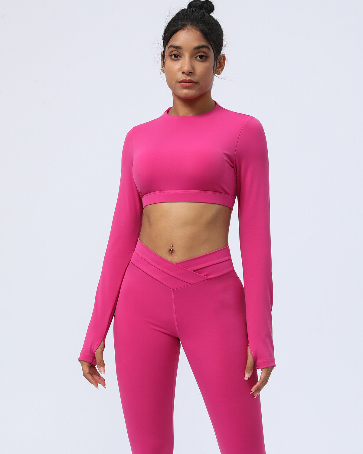 Aviana Long Sleeve - Fuchsia