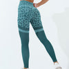 Beatrice Leopard Leggings - Teal