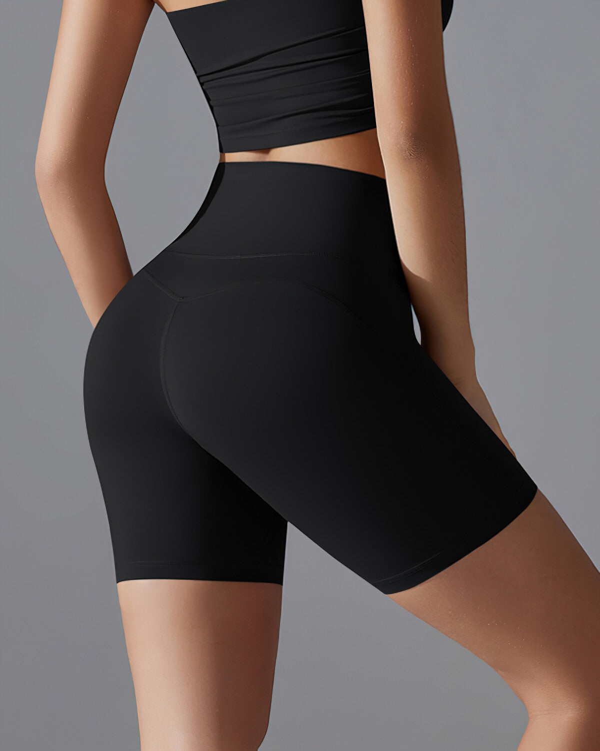 Bianca Seamless Shorts - Black