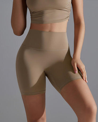 Bianca Seamless Shorts - Brown