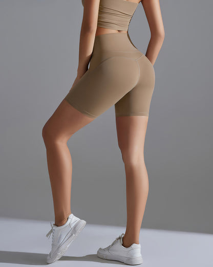 Bianca Seamless Shorts - Brown