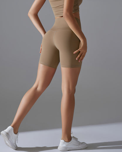 Bianca Seamless Shorts - Brown